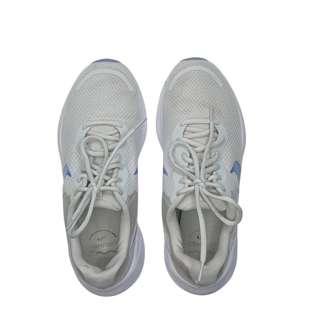 Nike Revolution 7 Running Shoes Womens 8.5‎ Grey Blue FB2208-001 Mesh Sneakers